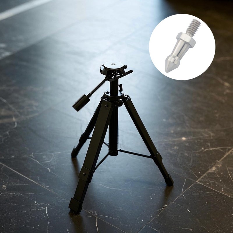 DGHAOP 3PCS 1/4 Inch Threaded Tripod Foot Spikes Photography Accessories Stainless Steel Anti Slip Camera Support Leg Ground Fastener Suitable for Monopods - Image 5